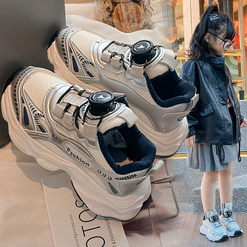 

Hot New Fashion Children Shoes Girls Casual Sneakers Kids Breathable Lightweight Mesh Sports Shoes For Boys Outdoor Running Shoe