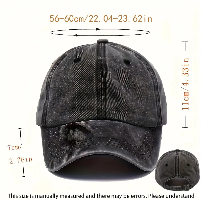 Customized Spring and Autumn Personalized American Retro High End Washed Old Soft Top Baseball Hat for Men and Women