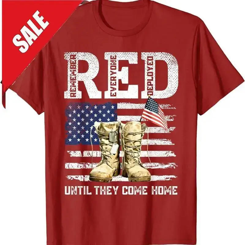 RED Friday Remember Everyone deployed every veterans T Shirt