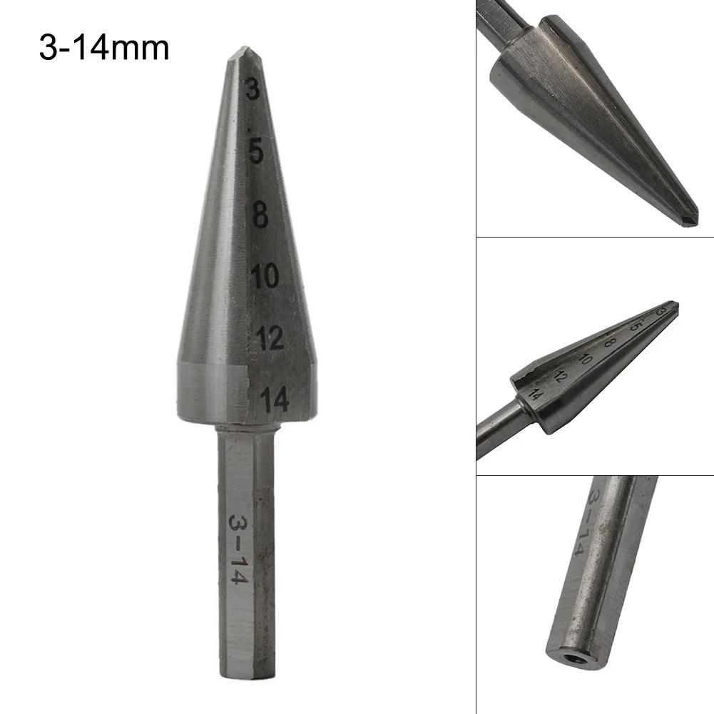 

Versatile HSS Taper Drill Bit Cone Cutter Set for Punch Decorative Factory Home and Construction Site Use (3 14MM)