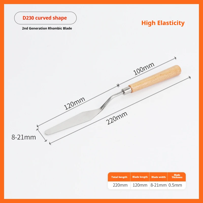 

4-16 Inch Silk Screen Printing Inks Scraper Spatulas 430 Stainless Steel SMT Squeegee Board for Screen Printing Scrapers Tools