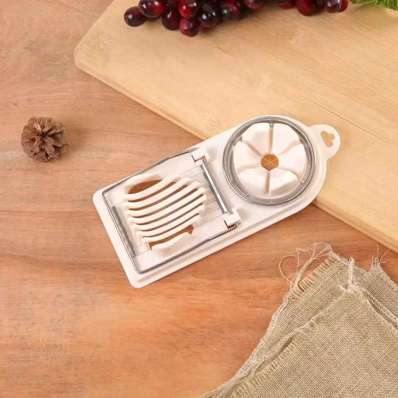 Egg Slicer for Household Use, Multifunctional, Two In One, All Egg Slicer, Flower Shaped, Half Cut, Practical and Easy To Use