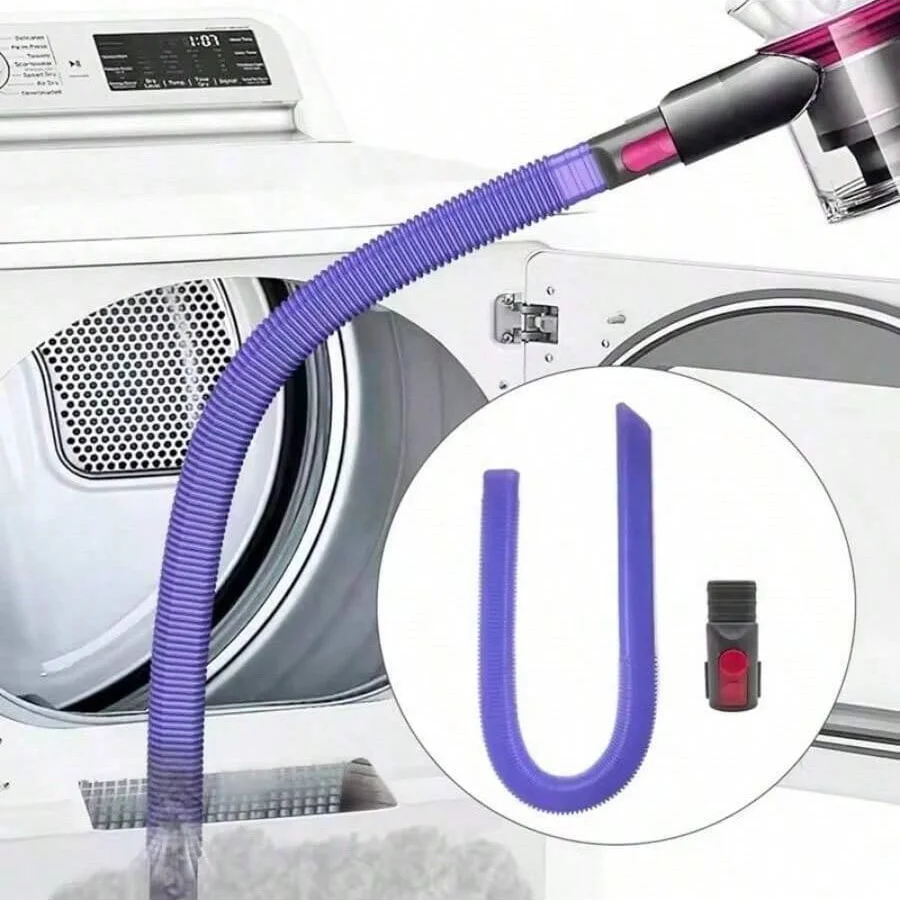Kit de Limpieza para Ventilación de Secadora, Accesorio de Manguera para Aspiradoras Inalámbricas Dyson V6 V7 V8 V10 V11 V12 V15, Herramienta Flexible Perfecta para Grietas