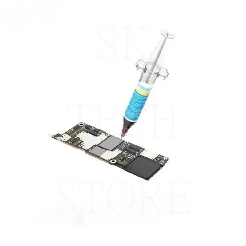 Jcid Glue Adhensive para Reparação Smt Consumíveis Bga Refluxo Pcb Pasta de Soldagem Mascarada Preto Uf6008 5ml jc