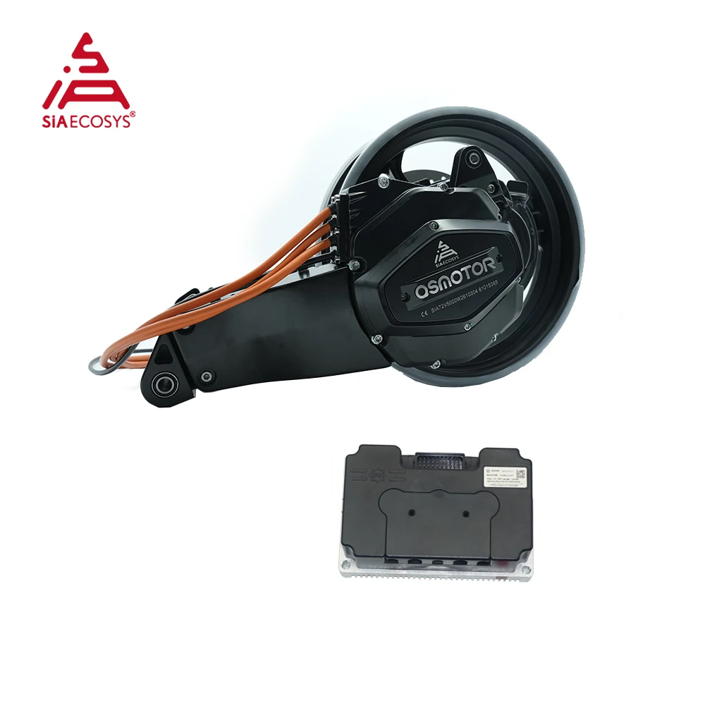 QSMOTOR QSX155A-36H 5000W Side-Mounted Motor Assembly 6100RPM High Speed Motor IP67 Fardriver ND72680B Encoder Controller Kit