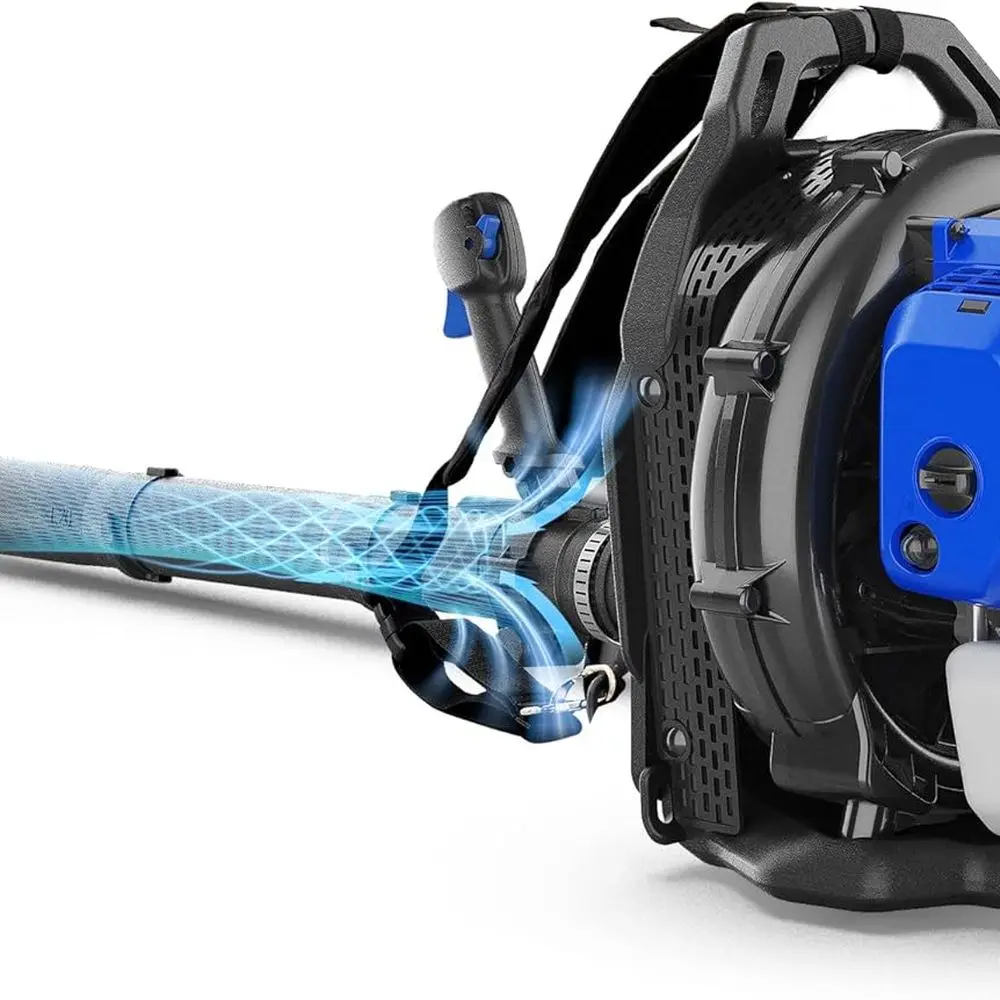 

Leaf Blower Backpack, 53cc Gas Powered Strong Air Flow 559CFM 174MPH, Light Weight 19.6lbs, Ideal for Leaf, Sand, Gravel, Snow,