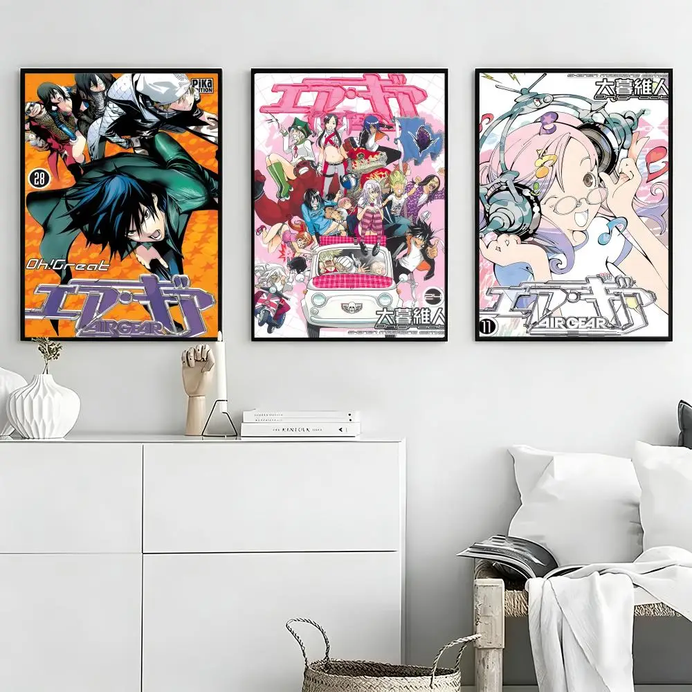 A-Air Gear Poster High-quality vintage prints & posters for home, bar, cafe, aesthetic wall art. view 3