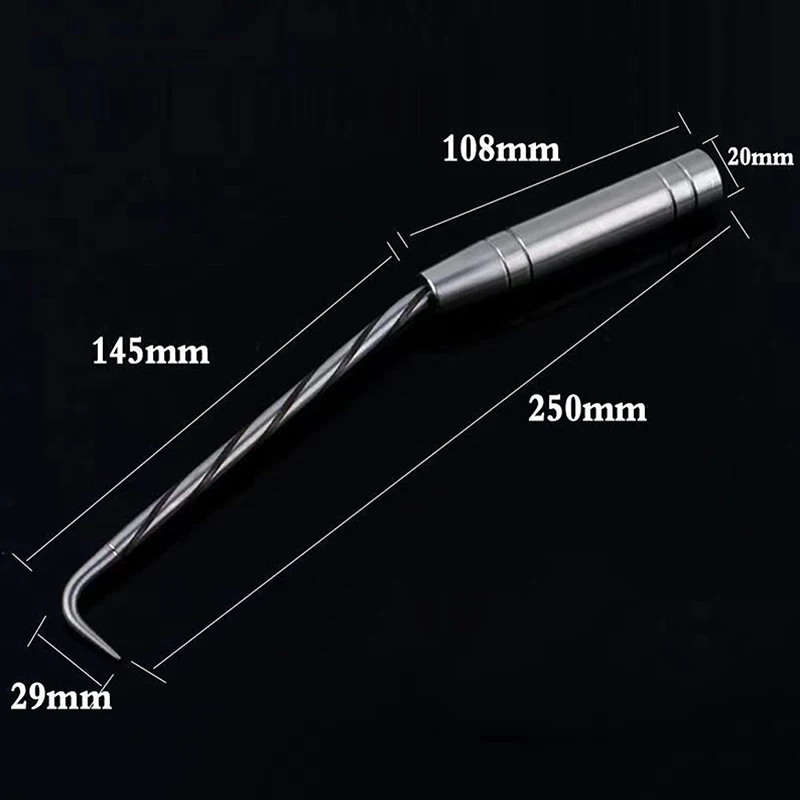 Construction Hook Thread Rebar Tie Wire Twister With Hook Stainless Steel Flexible Rotation Hand Binding Steel Bars Hand Tool