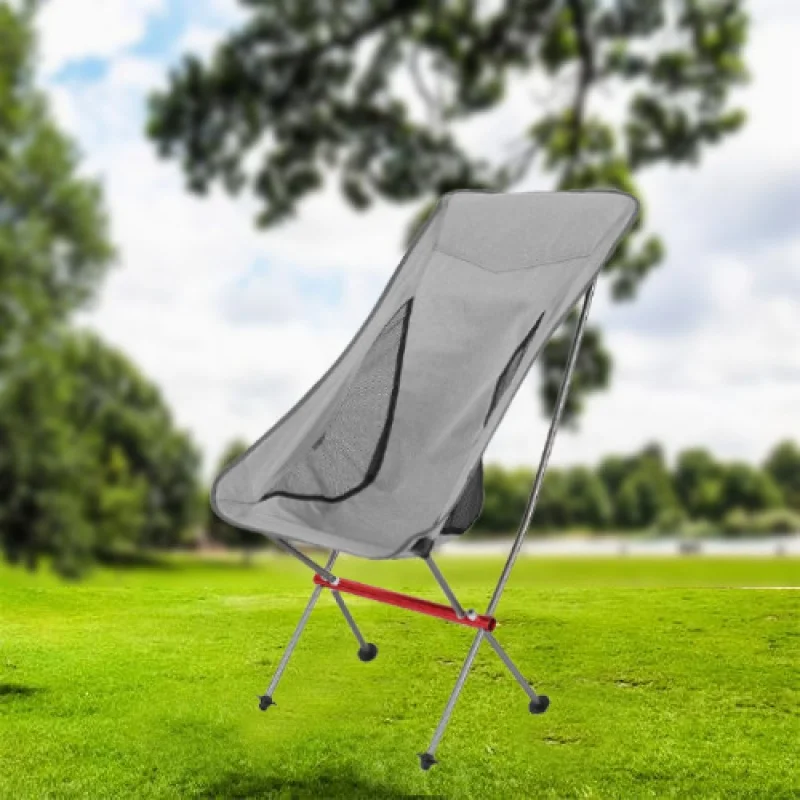 Outer folding chair ultra-light outdoor leisure large adjustable storage portable moon chair