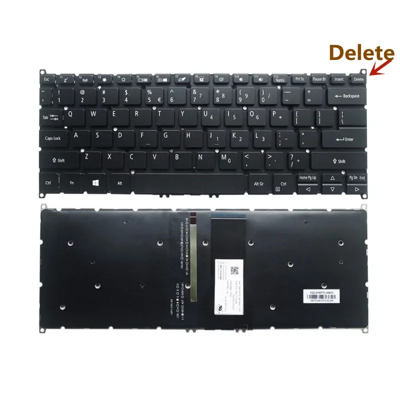 

original For Spin 5 SF114-32 SP513-51/52N SP513-53NSP Notebook Keyboard with Backlight