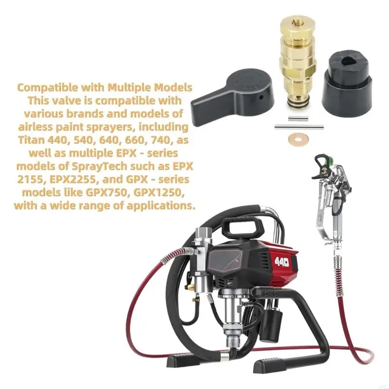 

Премиальные безвоздушные распылители Основные клапаны 440 540 640 740 Ремонт Часть 700258 J0MC