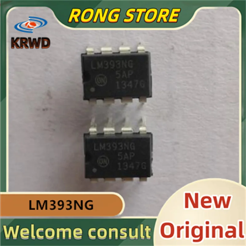 20 sztuk LM393NG Nowe i oryginalne LM393N LM393 DIP-8