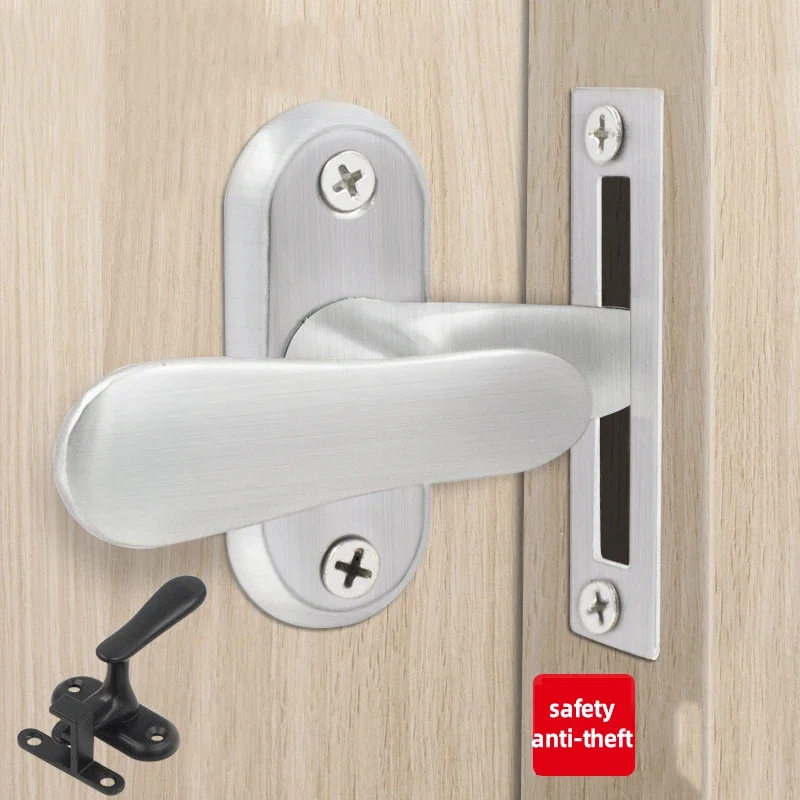 90° and 180° Stainless steel solid material latch Security door latch Toilet door locks