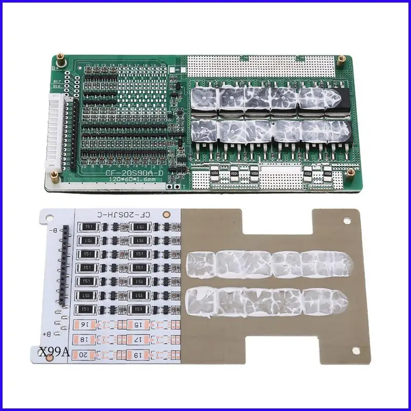 

WO-14S 45A 52V литиевая литий-ионная батарея Bms защитная плата печатная плата с модулем баланса для электронного велосипеда электрический велосипед