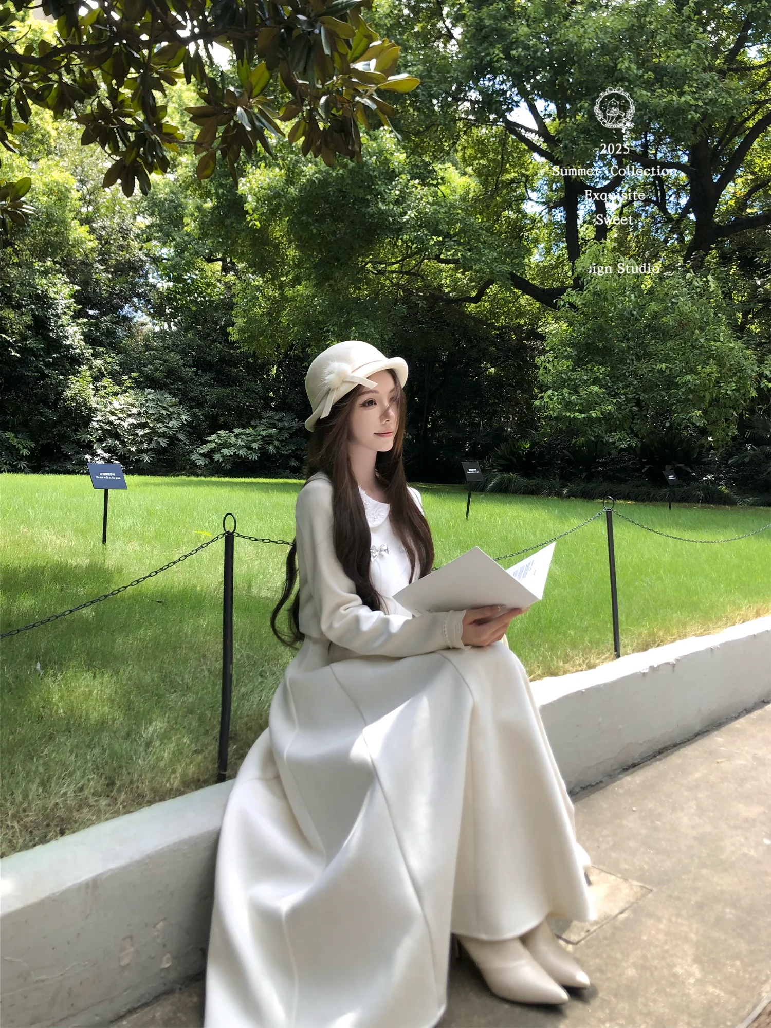 

Ретро-комплект: топ с вышивкой и воротником-куклой, юбка с высокой талией, женский модный комплект, зимний винтажный укороченный топ с узлом