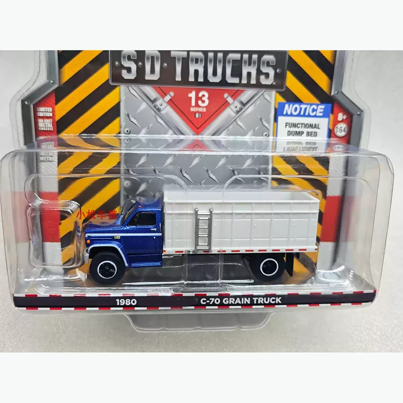 GreenLight Diecast 1/64 Scale 1980 C-70 Grain Transport Truck Alloy Simulation Car Model Collection Display Toy Gifts