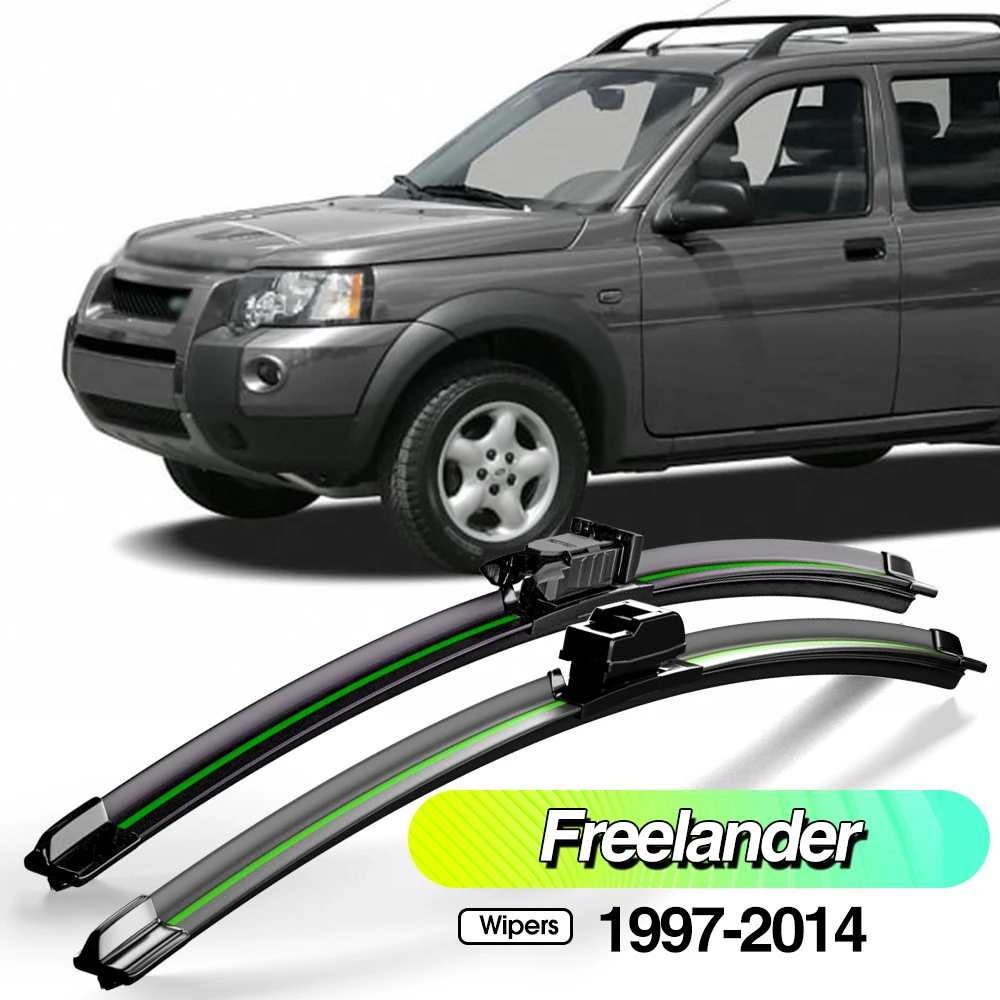 

For Land Rover Freelander 1 2 1997-2014 2pcs Front Windshield Wiper Blades Windscreen Window Accessories 2003 2006 2010 2013