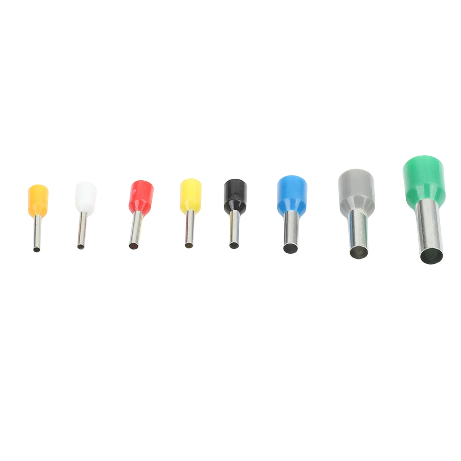 Wire End Sleeve Terminals Assortment Connector Wire End Sleeves Crimp Connector Kit Enhanced Conductivity Color-coded Boxes