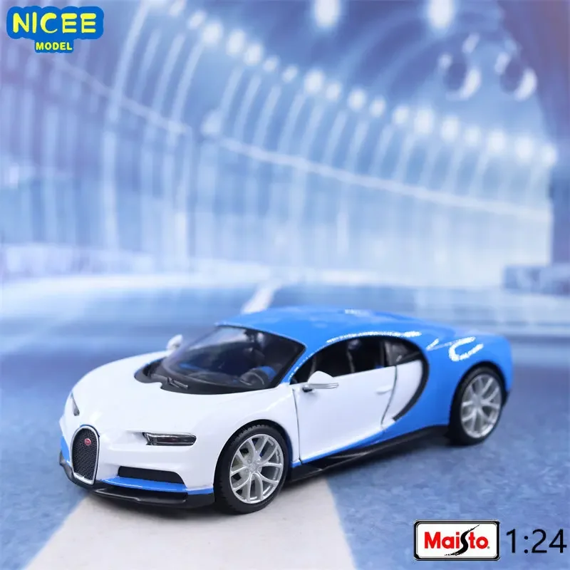 

Maisto 1:24 Bugatti Chiron Modified version Simulation Diecast Car Metal Alloy Model Car Children's toys collection gifts B235