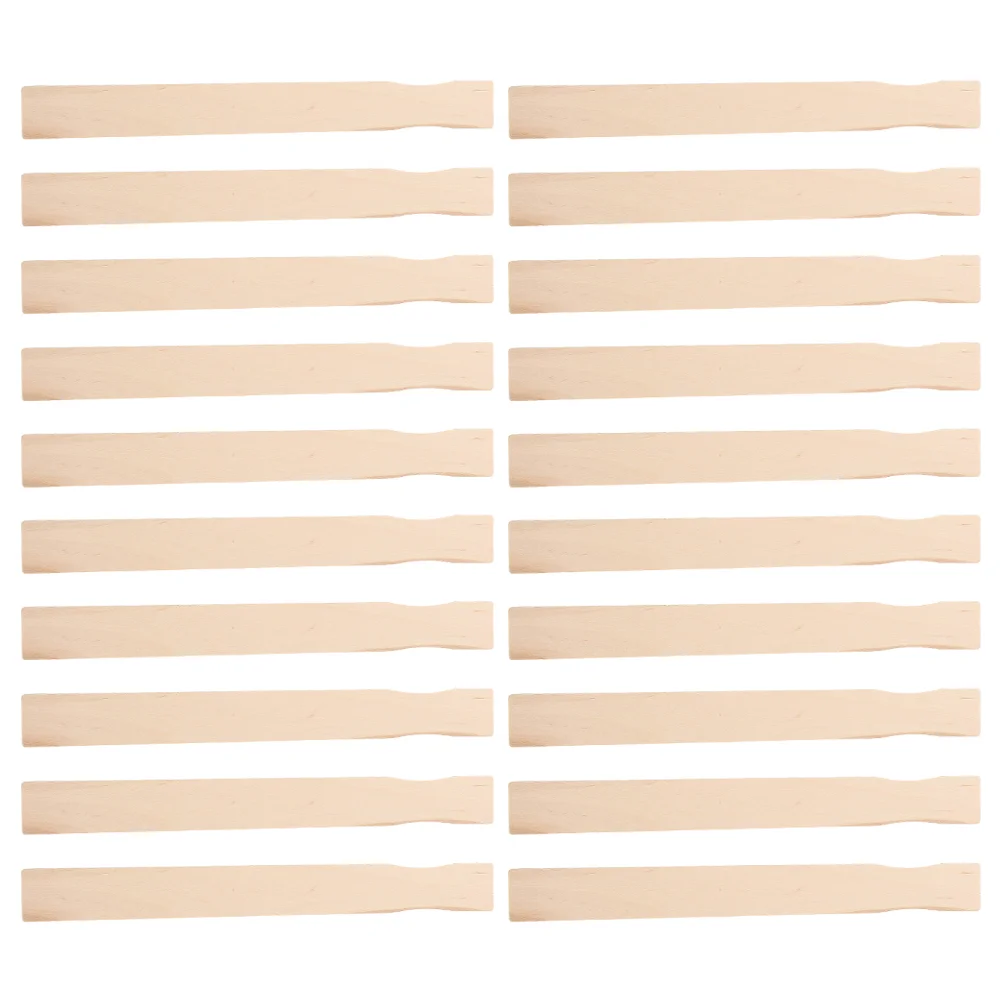 20 Pcs Stirring Rod Paint Stick Sticks Bulk Mixing Wooden Rods Mixer for Crafts