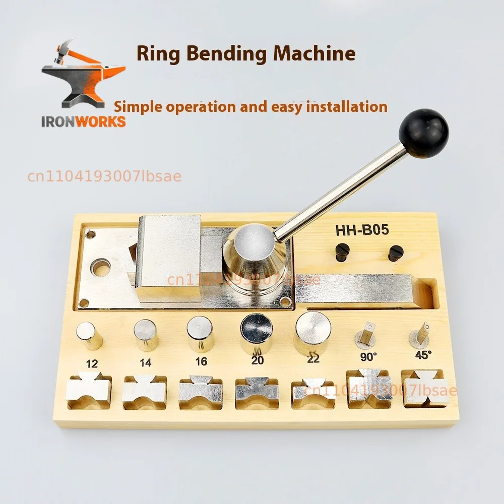HH-B05 Ring Bender Earring Maker Machine Ring Bending Tool Ring Bending Machine Metal Jewelry Making Tool for Jewelry Repairers