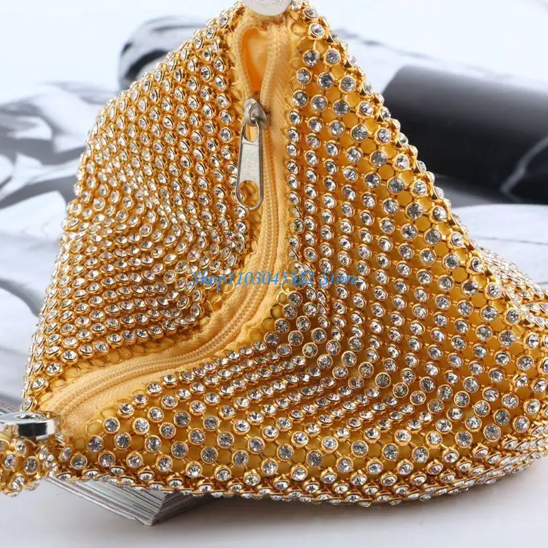 

A3PE Women's for Triangle Glitter Handbag Purse Clutch Evening Luxury Bags Party Prom