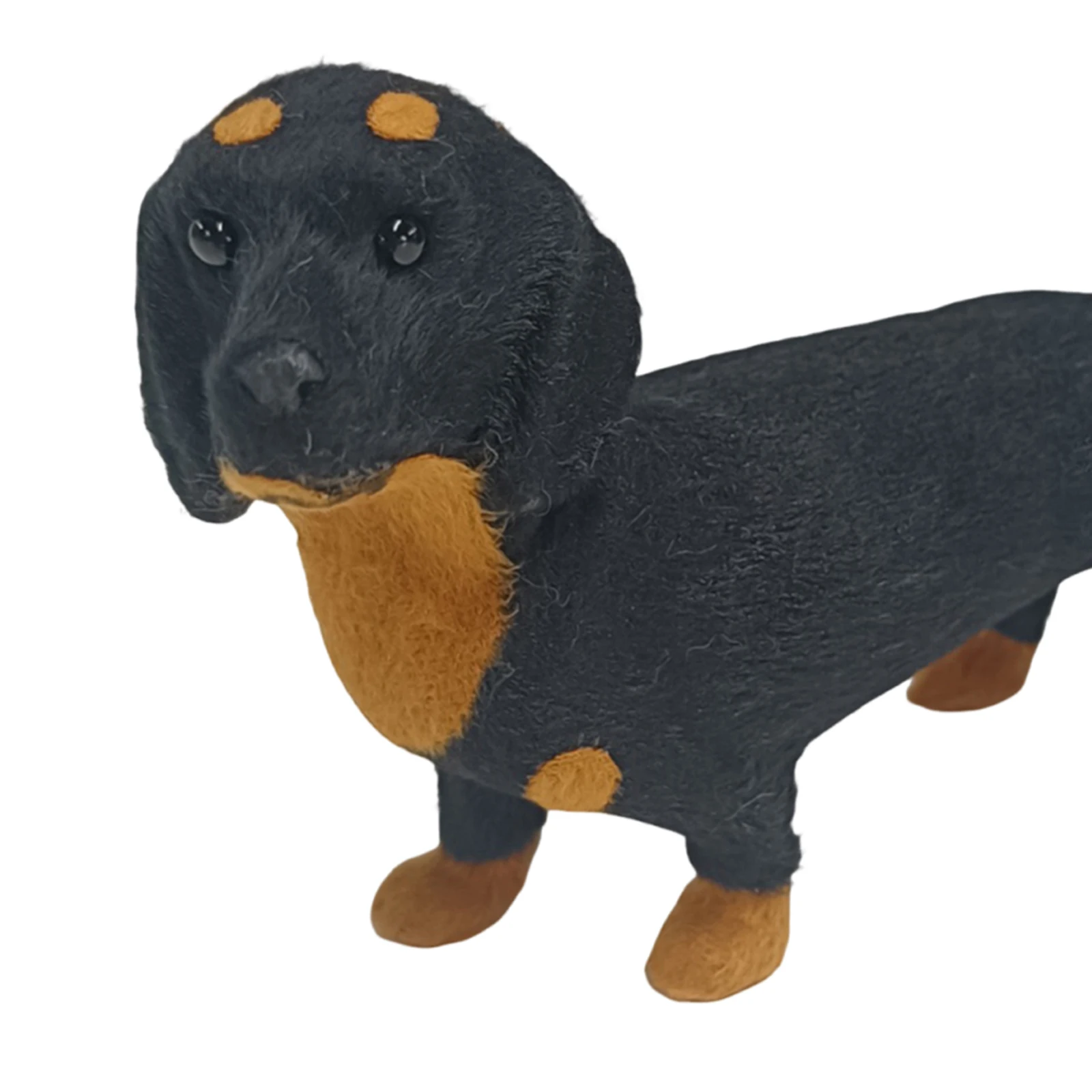 Brinquedo de Pelúcia Dachshund, Almofada de Pelúcia Amiga da Pele para Apoio Emocional, Boneco para Crianças, Decoração de Quarto para Meninos e Meninas