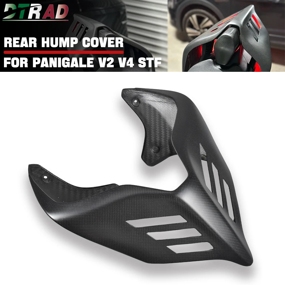 

Hollow Out Style Carbon Fiber Rear Hump Cover For DUCATI Panigale V2 V4 R Streetfighter V4S 2018-2024 Passenger Seat Cover Cowl