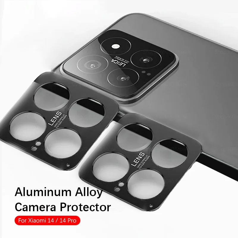 Aluminum Alloy Lens Metal Camera Ring For Xiaomi 14 Pro Back Lens Case For Xiaomi Mi 14 Xiaomi14 Mi14 Pro 14Pro Camera Protector