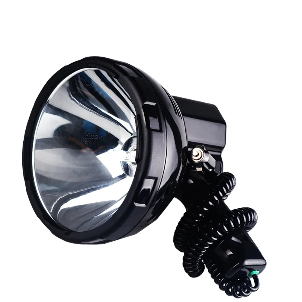 

Bright 100W HID Searchlight Portable Waterproof Hunting Light Strong Light Long-range 12V Handheld Xenon Flashlight