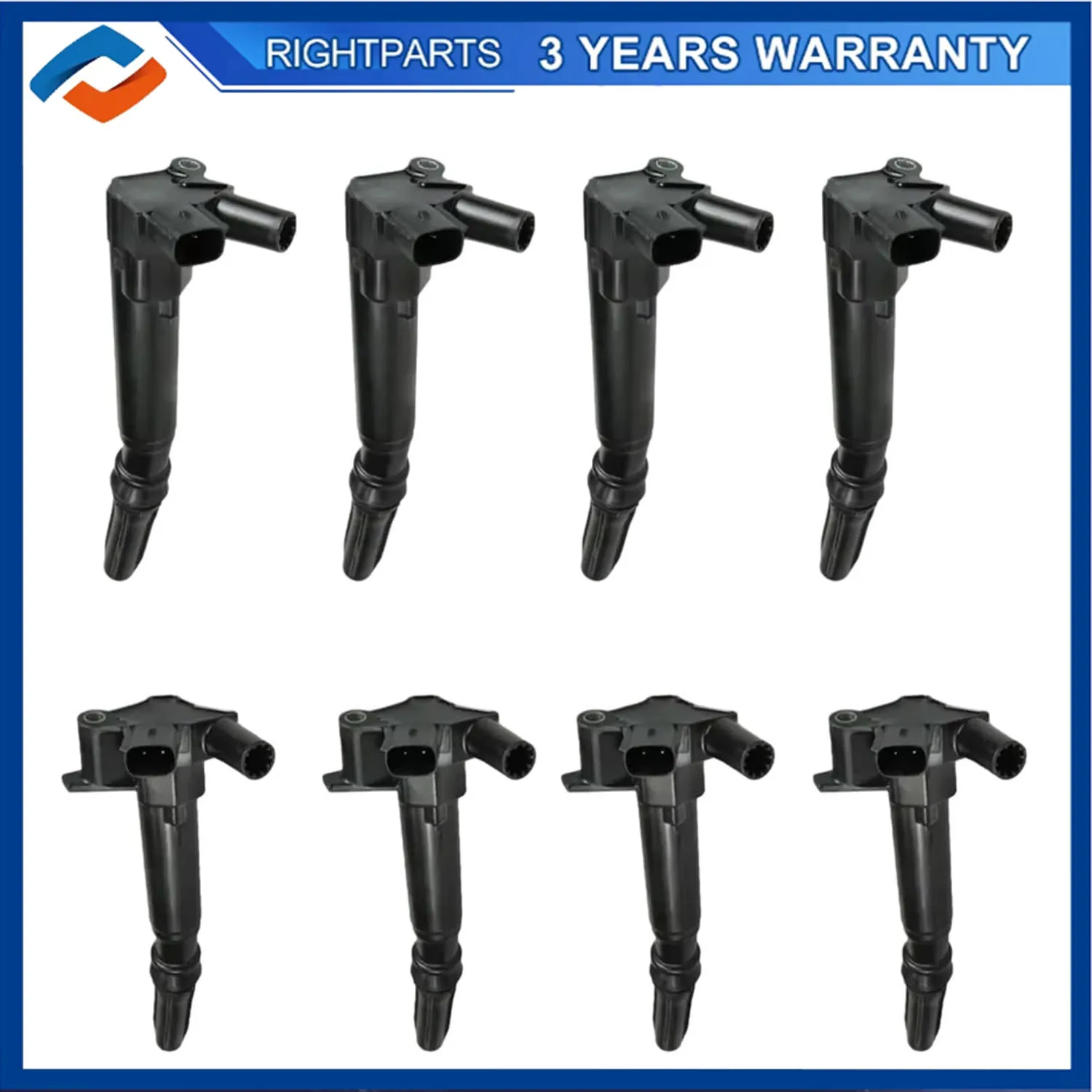 8X Left Right Ignition Coil AL3E-12029-AC AL3E-12029-BC for Ford F150 F250 F350 F-150 F-350 F-250 F-350 SUPER DUTY 6.2L 2010-18