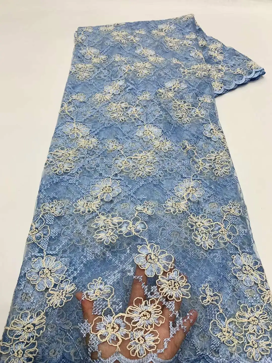 2025 أحدث نسيج الدانتيل الفرنسي هايت الجودة التطريز صافي نسيج الدانتيل الزفاف كوتور ثوب مسائي بالجملة الدانتيل-XX