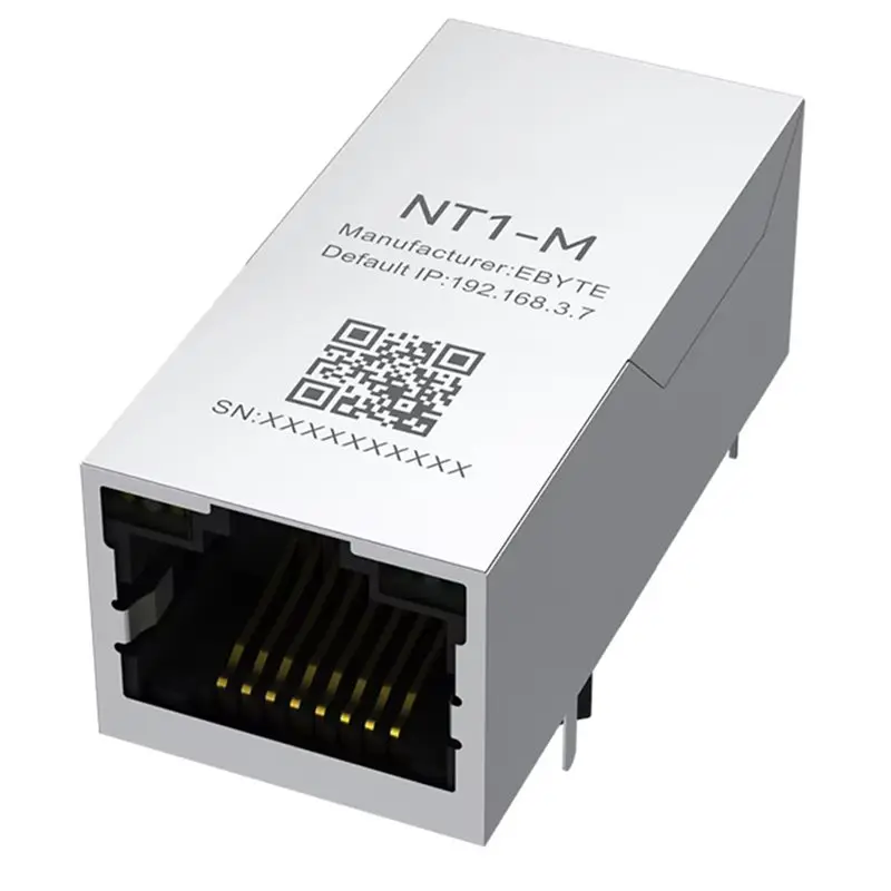 [NEWA76K!】 NT1-M TTL Serial To Ethernet Network Port Module Modbus Gateway For TCP To RTU Iot MQTT Communication Serial To RJ45