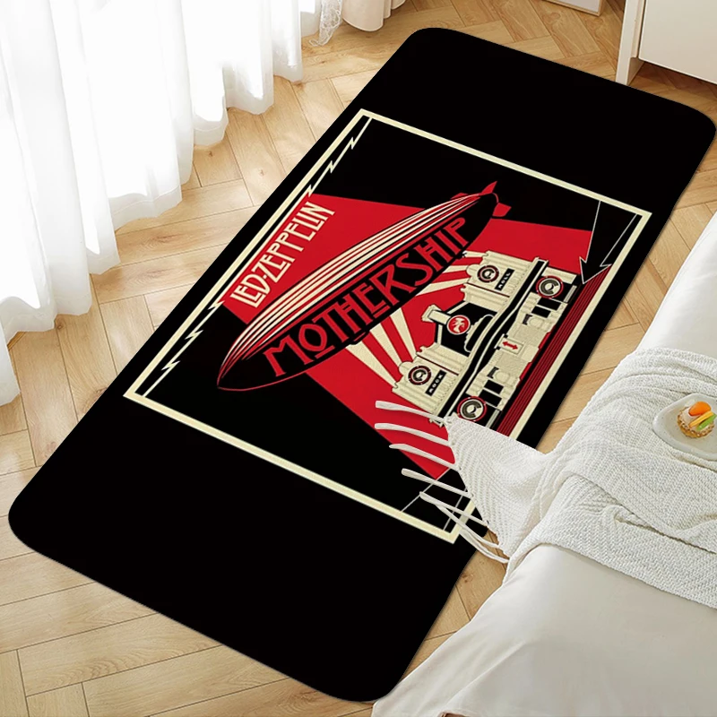 Custom Veranda Rug A-Led Zeppelins Aesthetic Kitchen Carpet Entrance Doormat Kitchen Treadmill Rug Room Decorating Items Bathmat