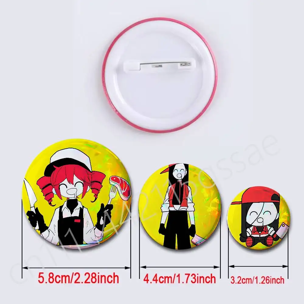 Butcher Vanity FLAVOR FOLEY Badges Button Round Creative Pin Brooch Badge Bag Decor Accessories Fans Collect Friends Gifts