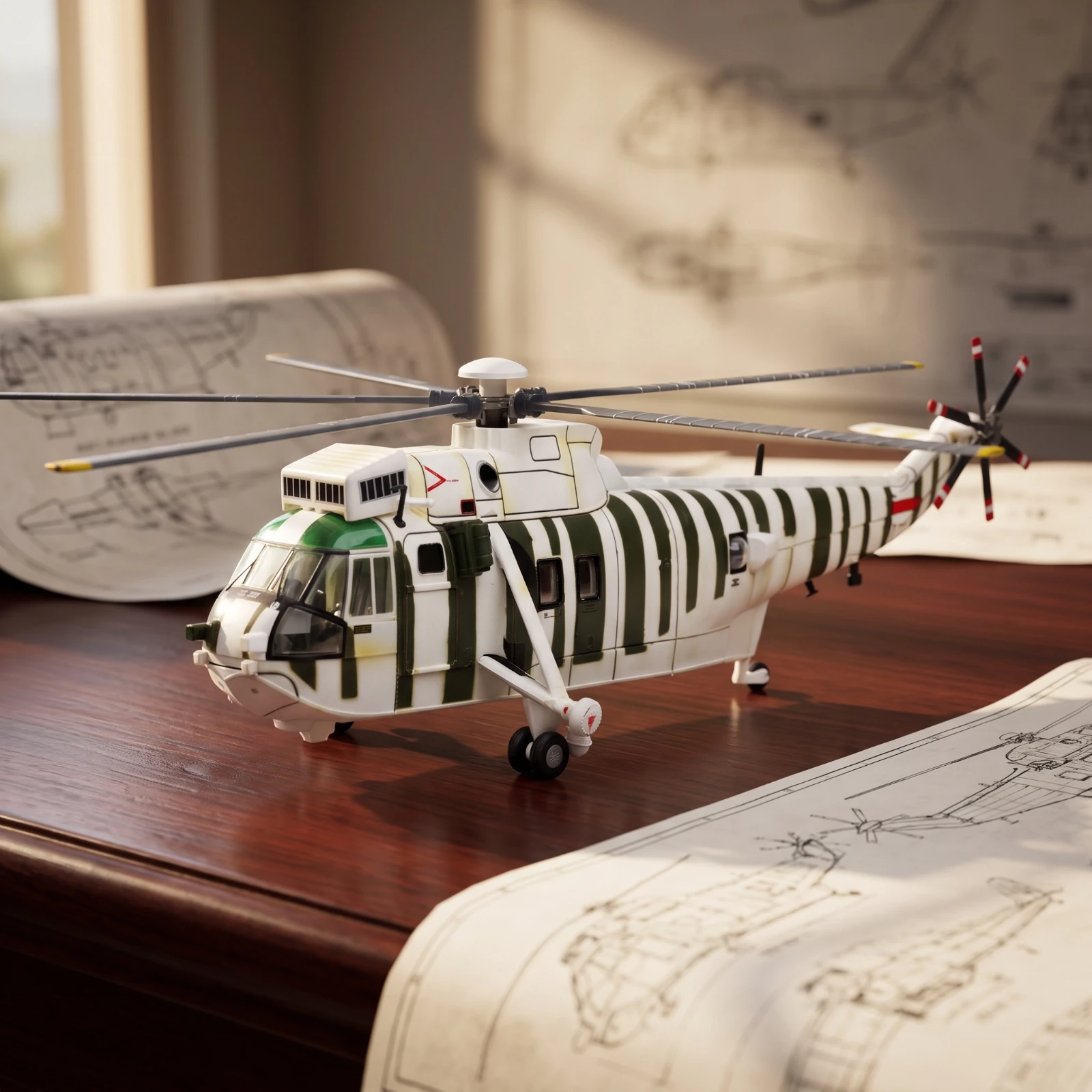 마린 모나크 모델 헬리콥터 정통 스케일 모델 헬리콥터  - Rc Helicopter Case 리뷰 및 가격