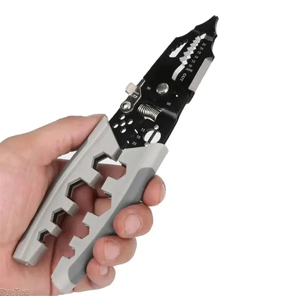 Electrician Pliers Needle Nose Pliers for Clamping Screwing Multifunctional Wire Stripping Cable Cutting Wire Splitting