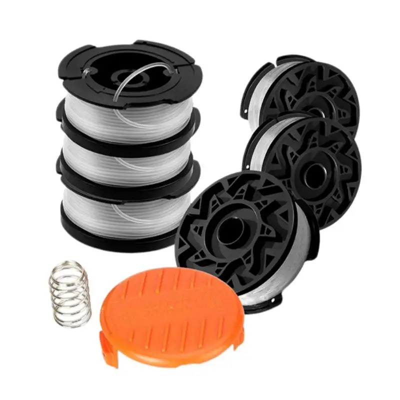 AF100 Trimmer Line Replacement Spool Compatible with Black and Decker High Durability Nylon Cord for Home Garden Lawn Grass Cut