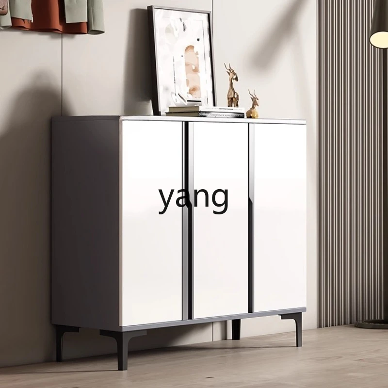 

LH aluminum alloy shoe cabinet door small apartment large capacity entrance wall storage cabinet