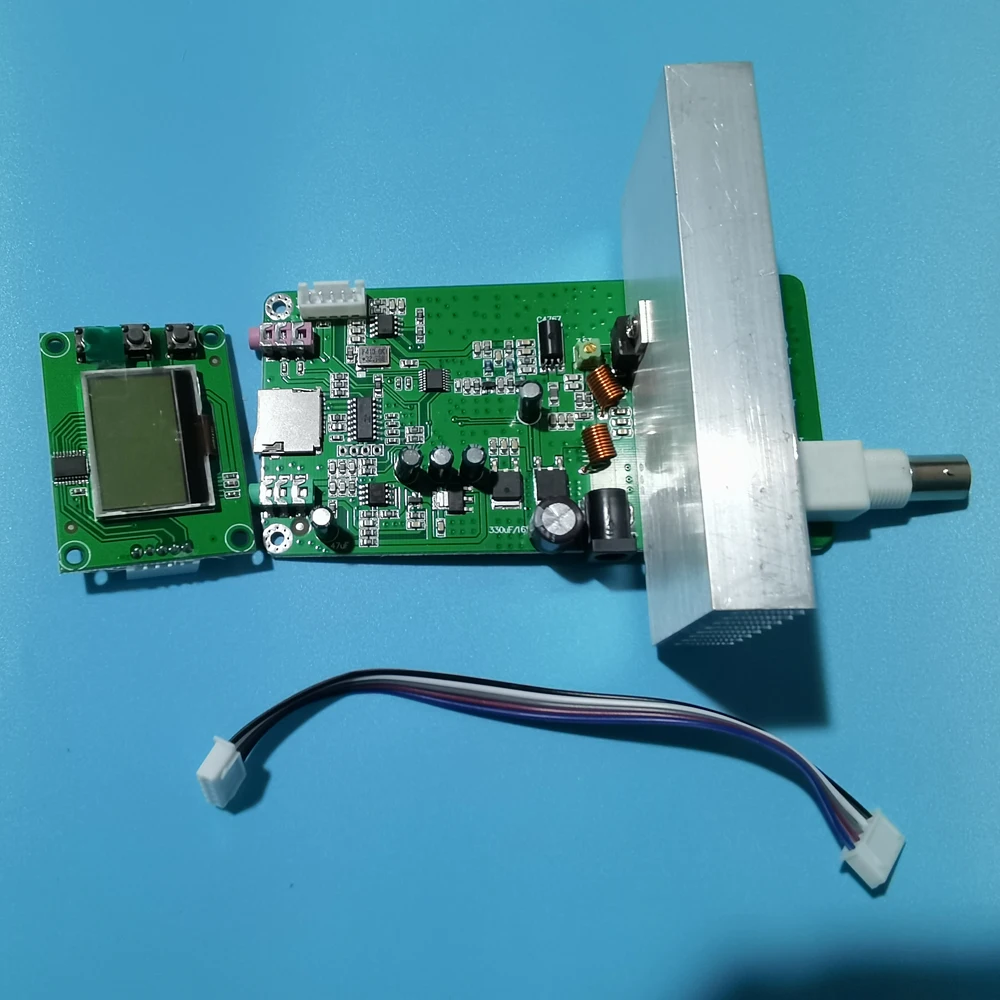 Imagem -03 - Transmissor fm Estéreo e Receptor Áudio Pll Display Led Digital 78108mhz Antena gp para Transmissão Dsp Estação de Rádio Campus 15w