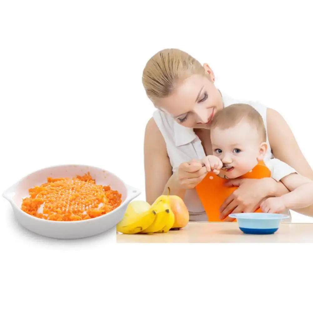 Safe Ceramic Food Tool Ceramic Food Grinding Disc Ceramic Grater Plate for Ginger Garlic Wasabi Fruit Vegetable for Infant