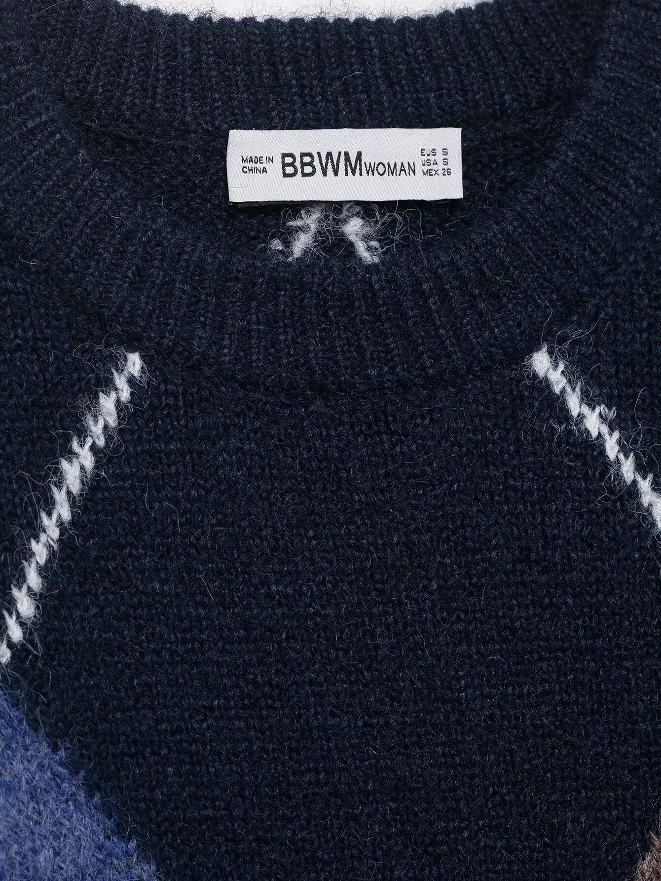 

Новый женский вязаный пуловер HH: модный, теплый, с длинными рукавами, V-образным вырезом и ромбовидным узором, шикарный свободный облегающий топ