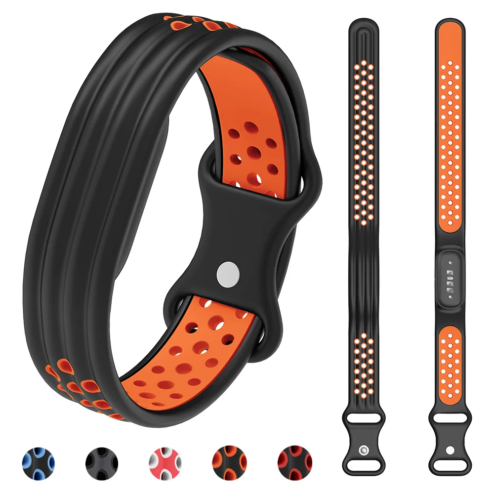 Breathable Silicone Strap for Google Fitbit Air Smartwatch Bands Accessory Sport Loop Replacement Bracelet Correa For Fitbit Air