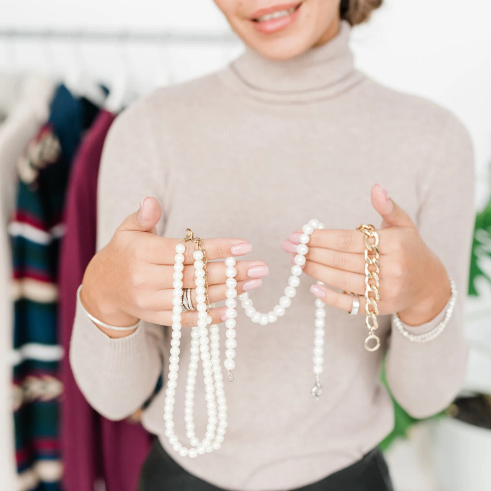 

Charming Bead String Garland Colorful Decorative Chain For Festive Occasions