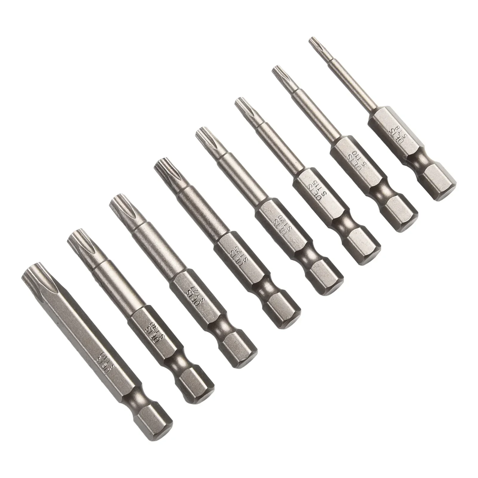 Five-point Torx Bits 50mm 1.96'' Torx Screwdriver Bits Automotive Parts Commercial Applications Convenient Design