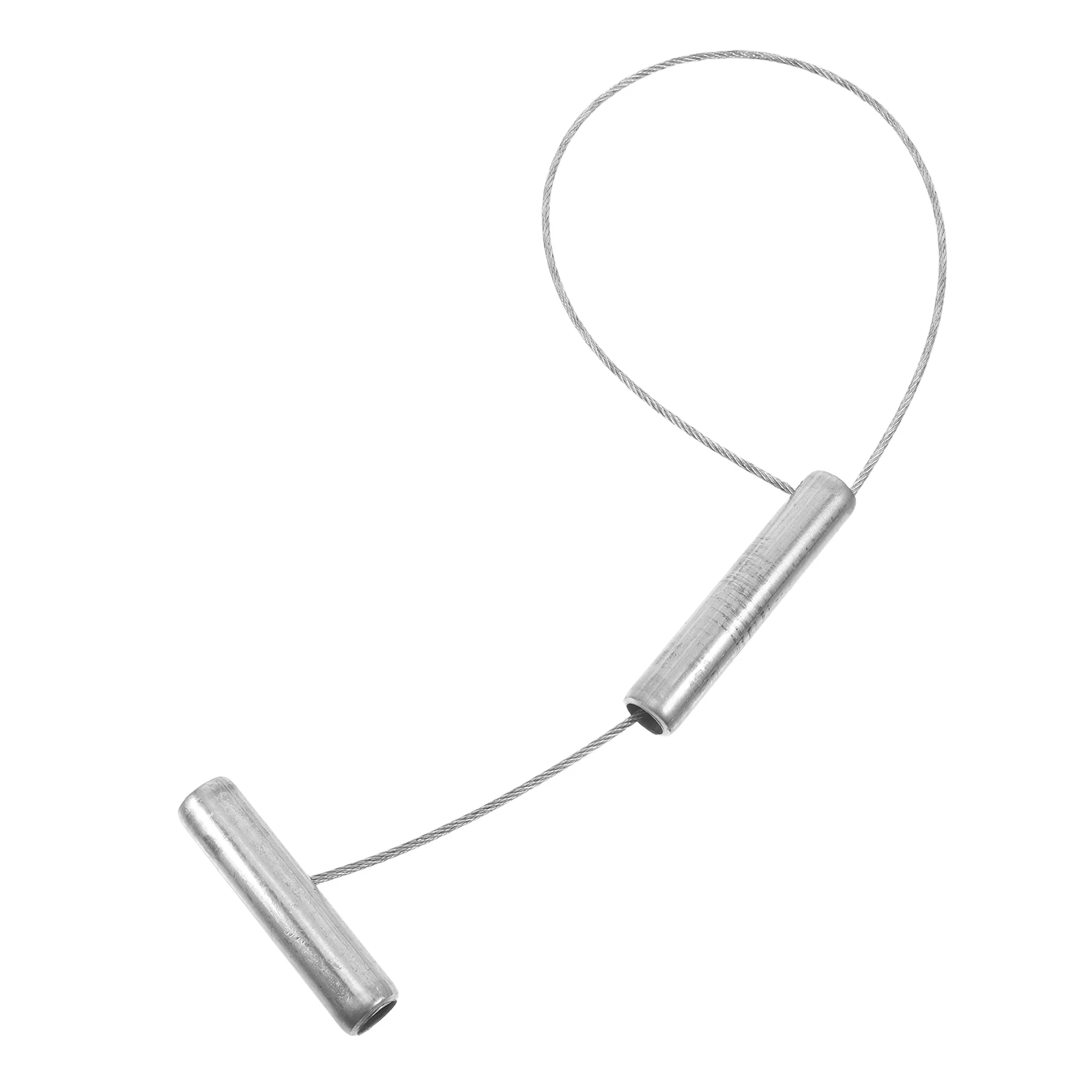 

Pig Binder Cattle Rope Halter Silver Metal Galvanized Control Poles Professional Swine Catcher Farm Tools Multifunctional Wide