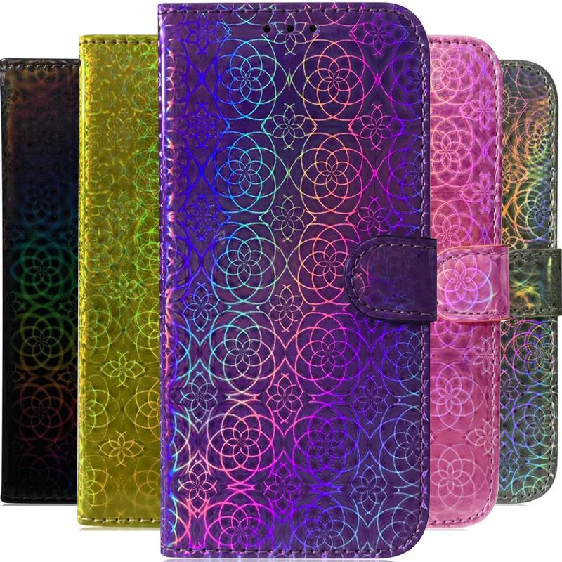 Pop Discoloration Style Case For Samsung Galaxy S20 Ultra S10E S10 S9 Plus Note 10 Lite A90 5G M30S A71 A50S A51 Wallet Fundas D