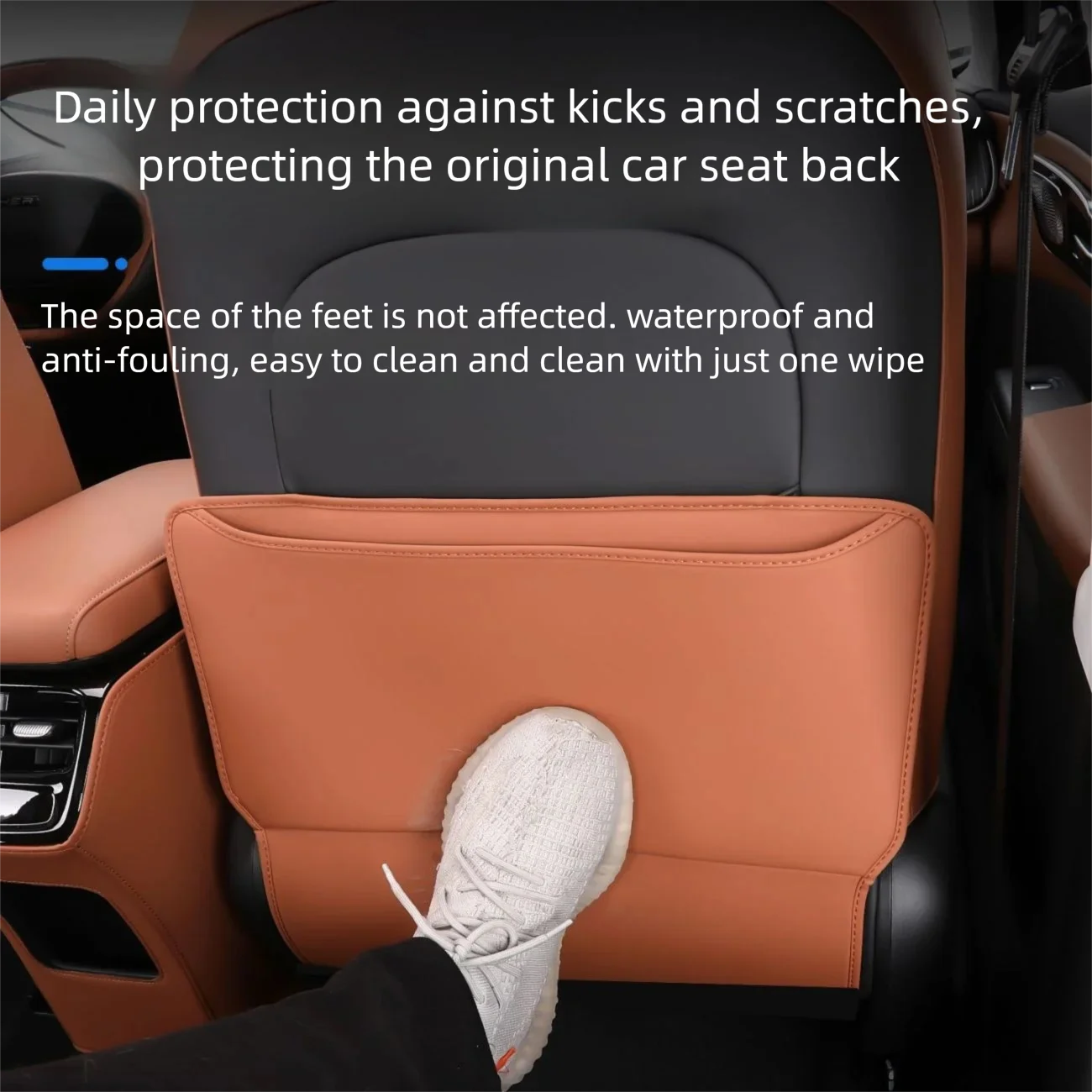 Car Seat Back Mat For Chery Tiggo 8 2026 2027 Car Anti-Kick Rear Row Seat Protection Scratch Dirt Resistant Pad Auto Accessories view 3