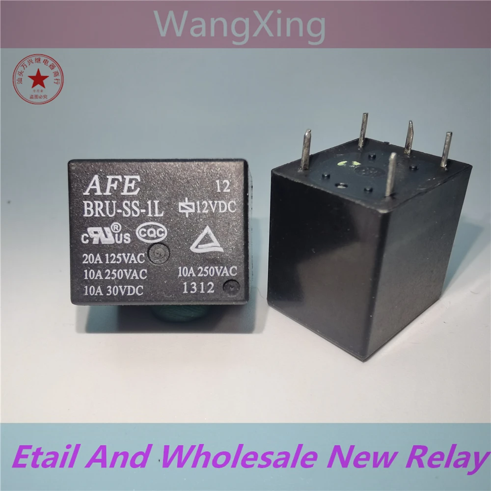 

BRU-SS-1L 12VDC Electromagnetic Power Relay 5 Pins