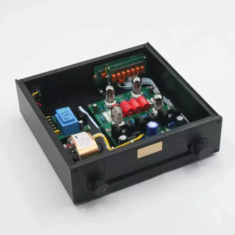 

Предусилитель STR12A на лампах 12AU7/ECC82, схема SLP90, Hi-Fi стерео, с пультом ДУ